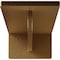 Ekena Millwork Heaton Hidden Support Steel Bracket w/ 6" Support Depth, Hammered Gold 3"W x 10"D x 2"H BKTM03X10X02HEHGO - alternate 6